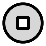Stop Circle SVG Icon